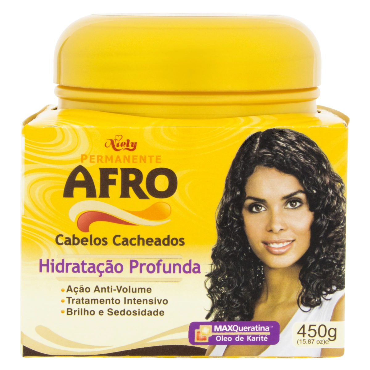 Creme Hidratação Profunda Niely Permanente Afro Pote 450g