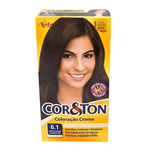 Tintura Cor Ton Louro Escuro Acinzentado 6 1