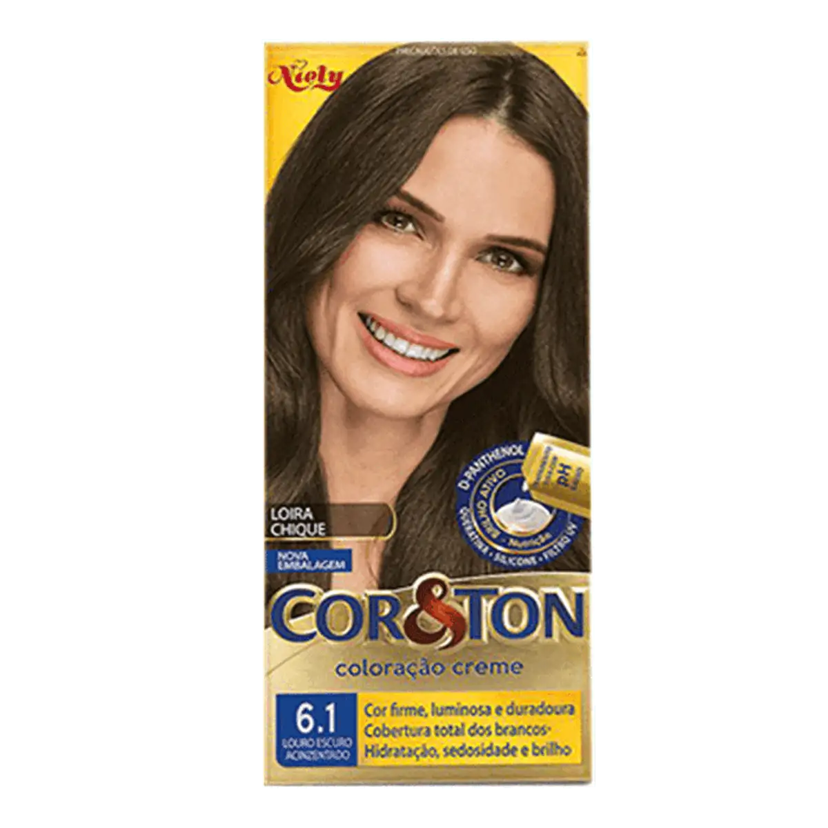 Tinta para Cabelo Cor & Ton Louro Escuro 6.1 125 g