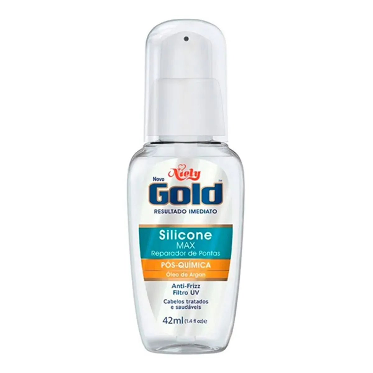 Reparador de Pontas Niely Gold Silicone Max Pós-Química 42ml
