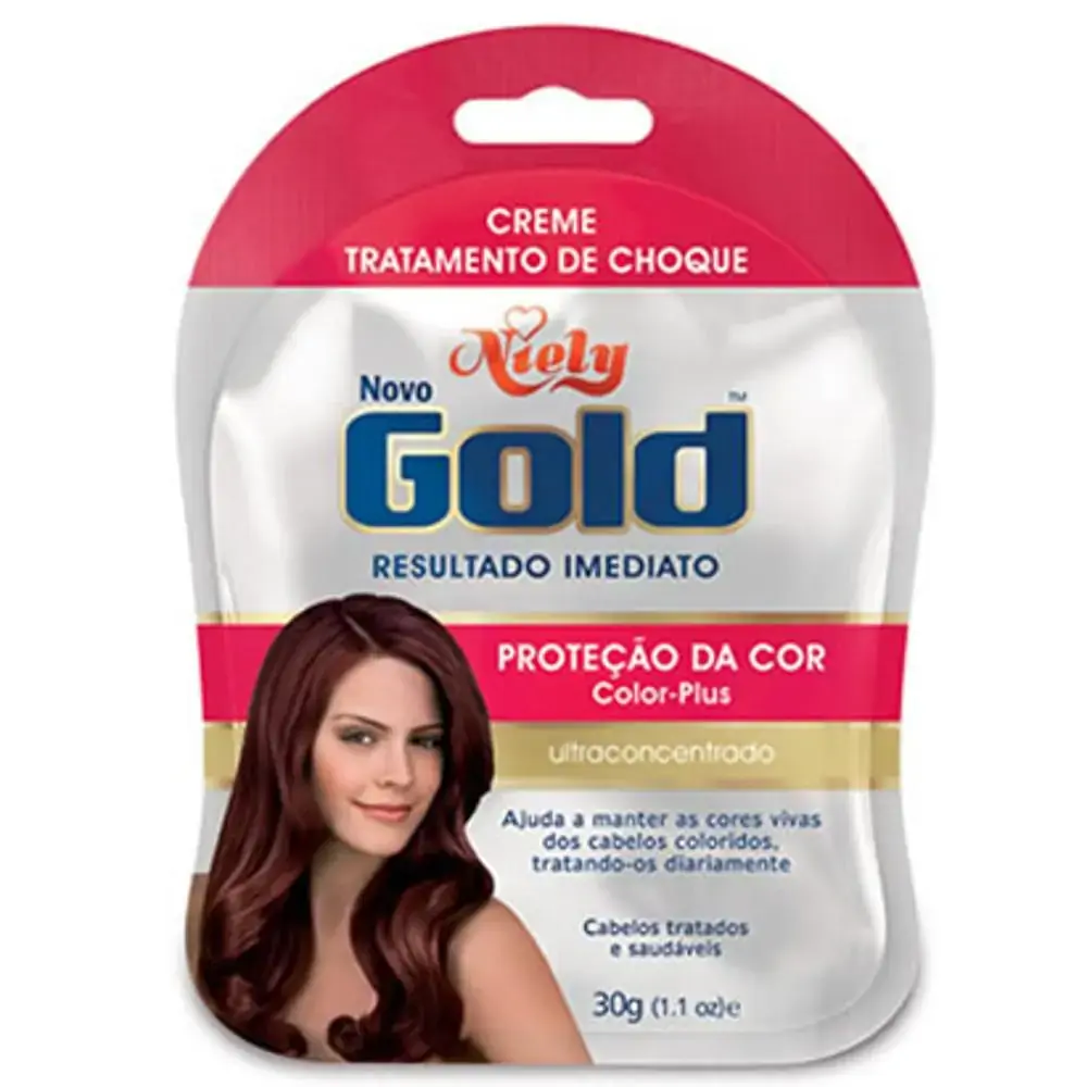 Creme.trat.choque Niely Gold P.cor.
