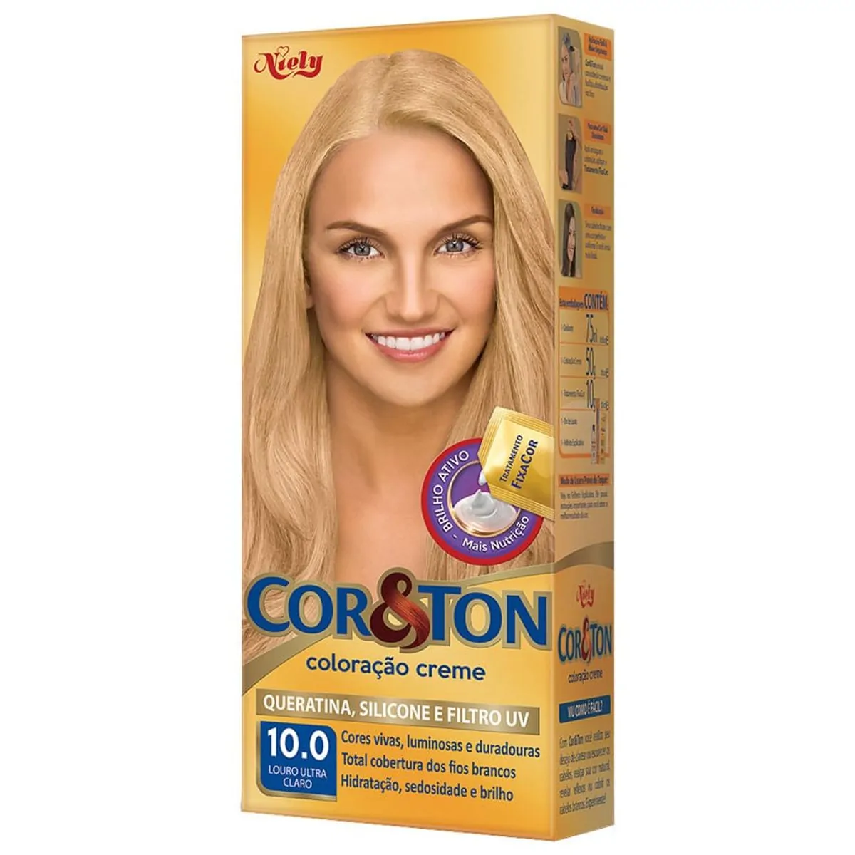 Coloração Cor & Ton Mini 10.0 Loiro Ultra Claro