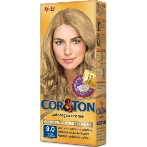Tinta Cor Ton Ind 125g 9.0 Louro Clarissimo Niely