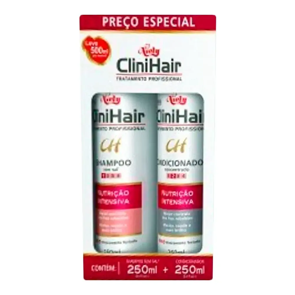 Shampoo Condicionador Niely Clinihair Nutrição Intensiva