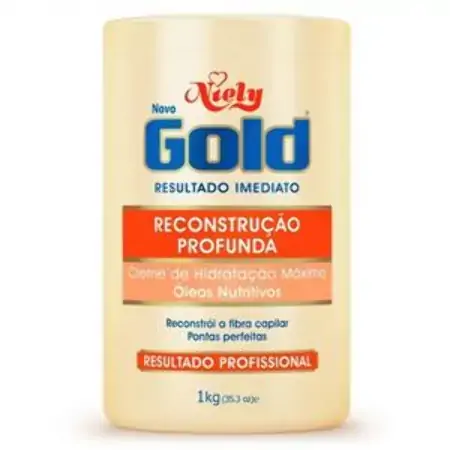 Creme Trat Niely Gold Recon Profunda 1kg