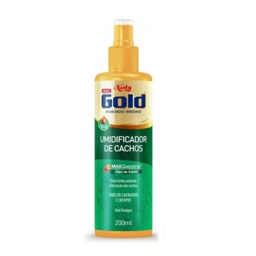 Umidificador Para Cachos Niely Gold Frasco 200ml