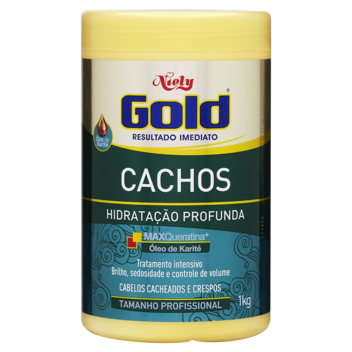 Creme De Tratamento Niely Gold Cachos Pote 1kg