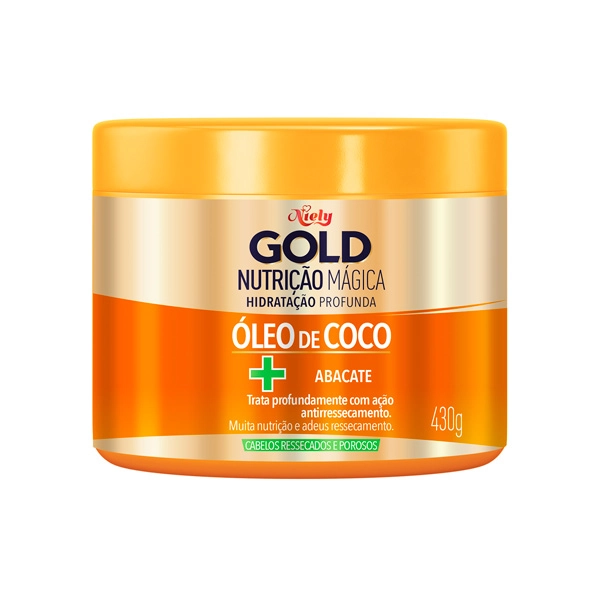 Máscara de Tratamento Concentrada Niely Gold Nutrição Poderosa 430g