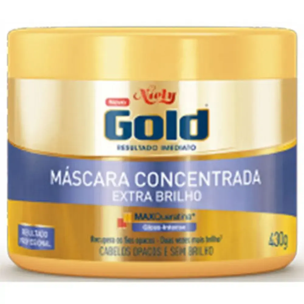 Masc Concentrada Niely Gold Extra Brilho