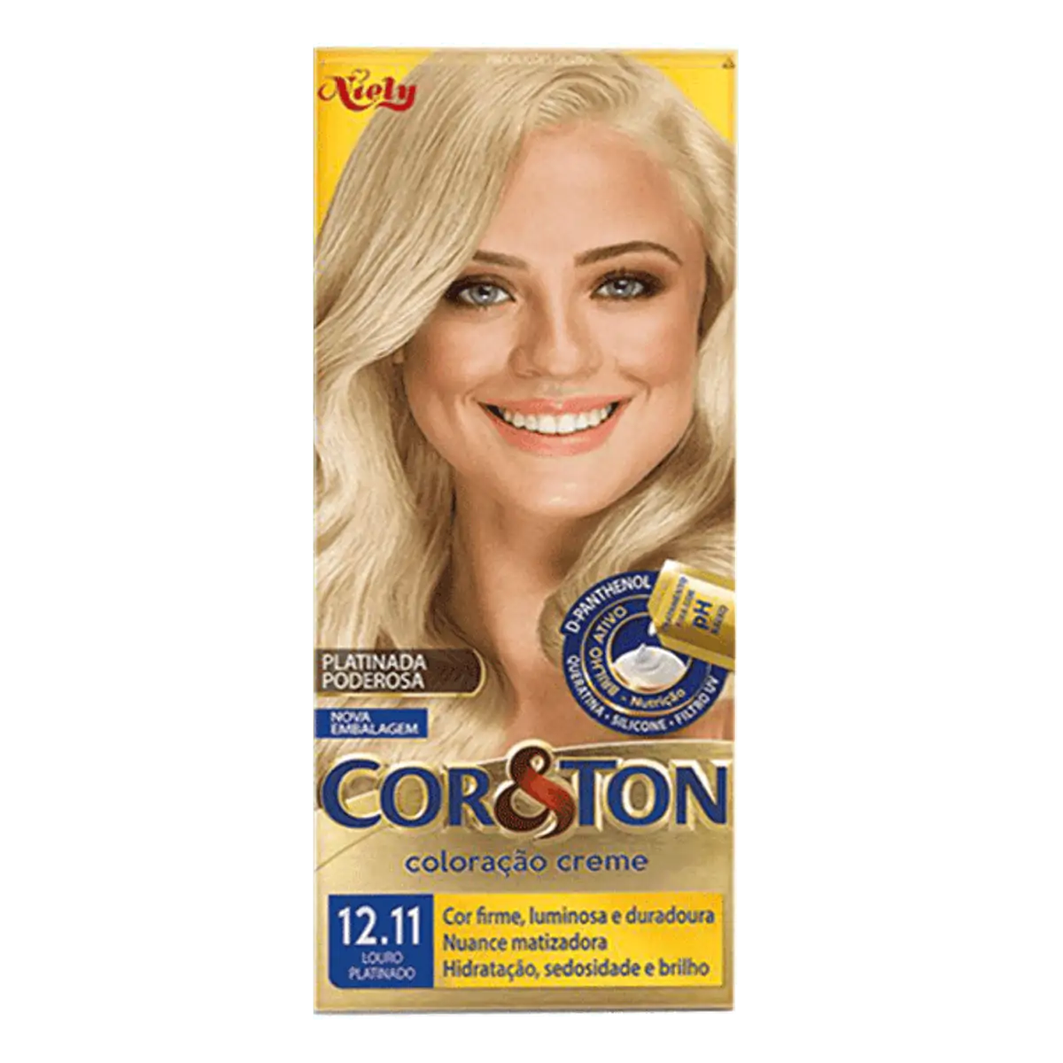 Coloração Mini Kit Cor&Ton 12.11 Louro Platinado