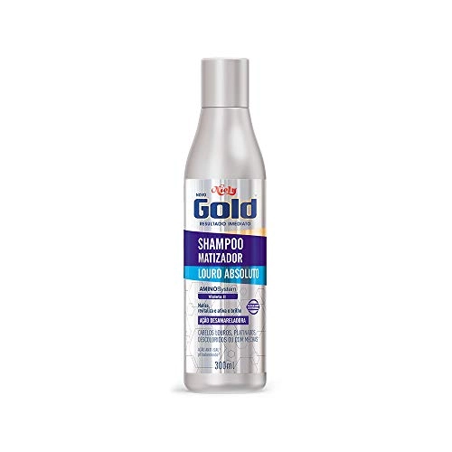 Shampoo Matizador Louro Absoluto Niely Gold Frasco 300ml