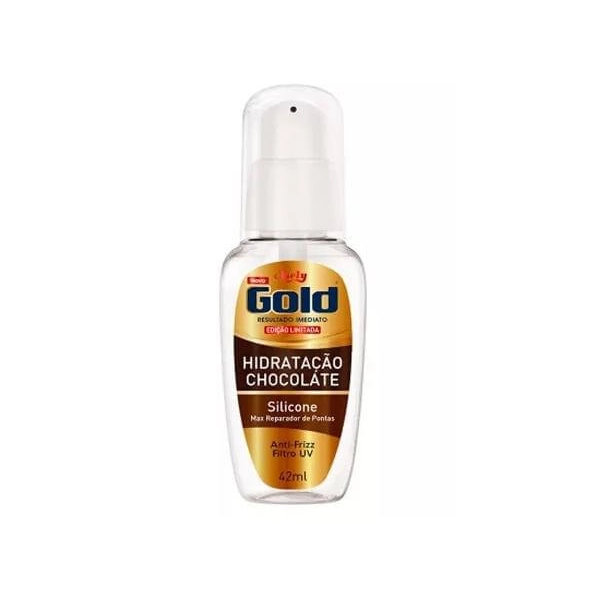 Reparador De Pontas Silicone Hidratação Chocolate Niely Gold Frasco 42ml
