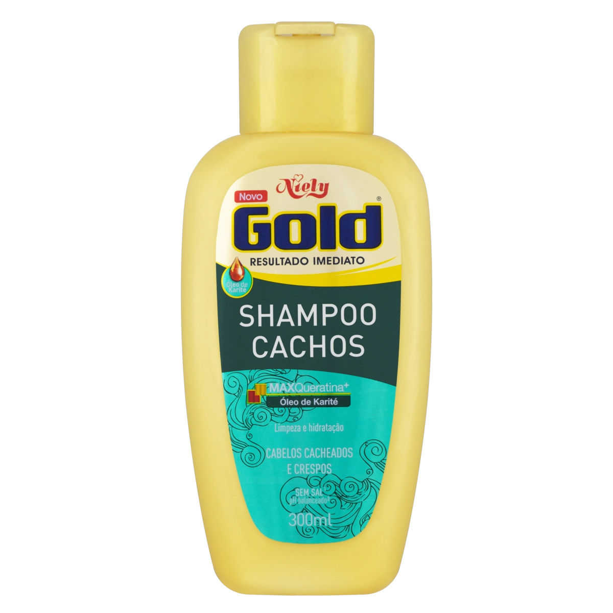 Shampoo Niely Gold Cachos Frasco 300ml