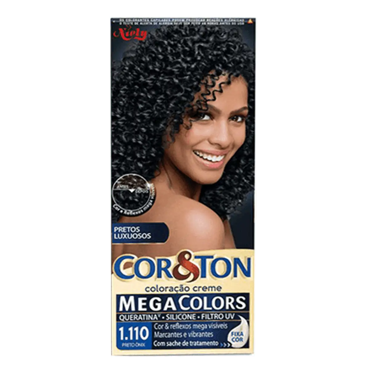 Tintura Cor&ton 1110 Preto Onix
