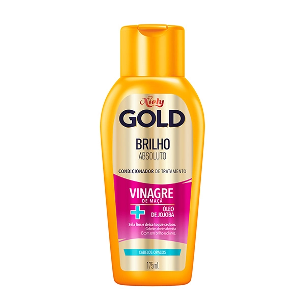 Condicionador Niely Gold Mega Brilho Frasco 200ml