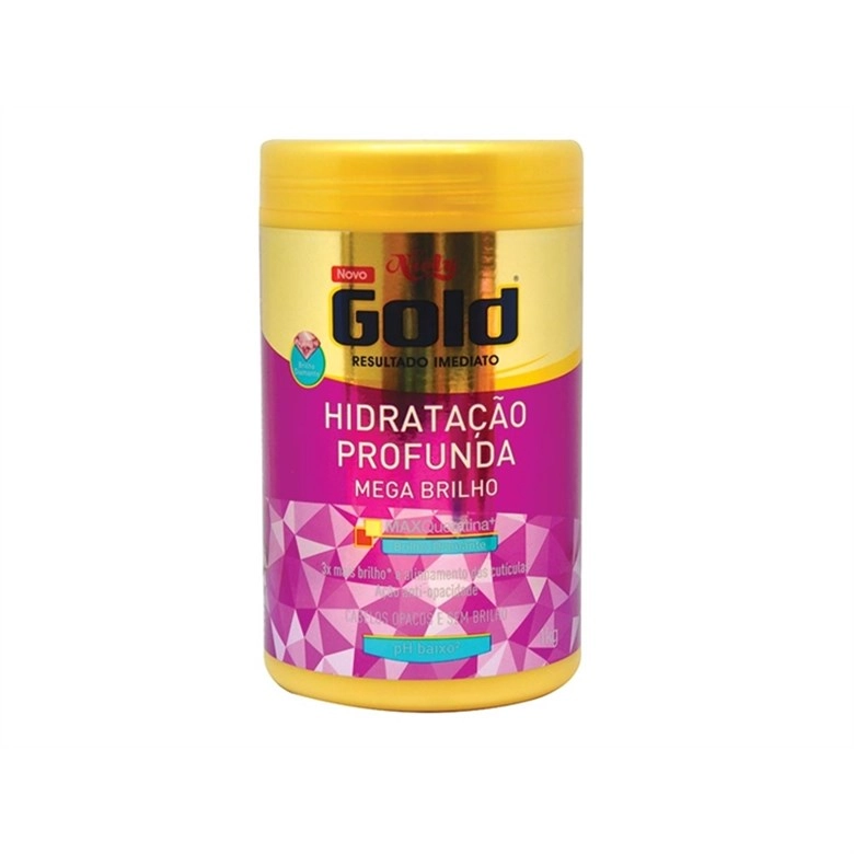 Máscara Niely Gold Mega Brilho Pote 1kg