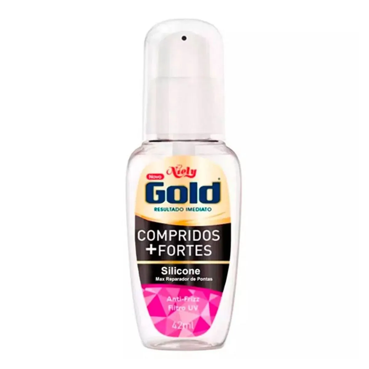 Reparador de Pontas Niely Gold Silicone Compridos + Fortes 42ml