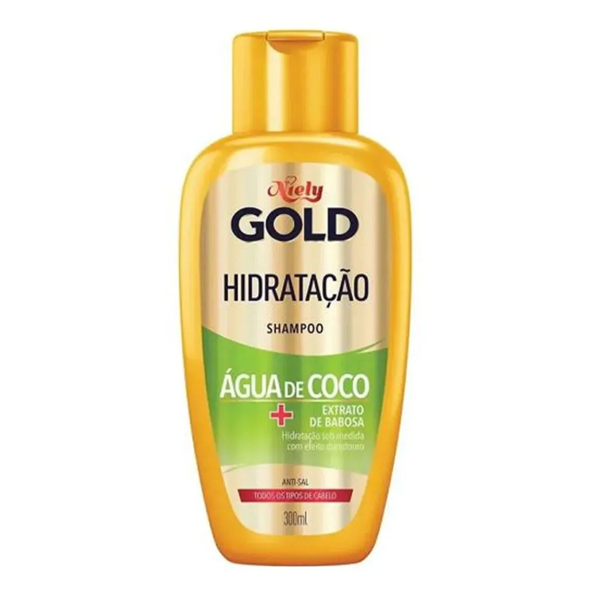 Shampoo Niely Gold Água de Coco 300ml