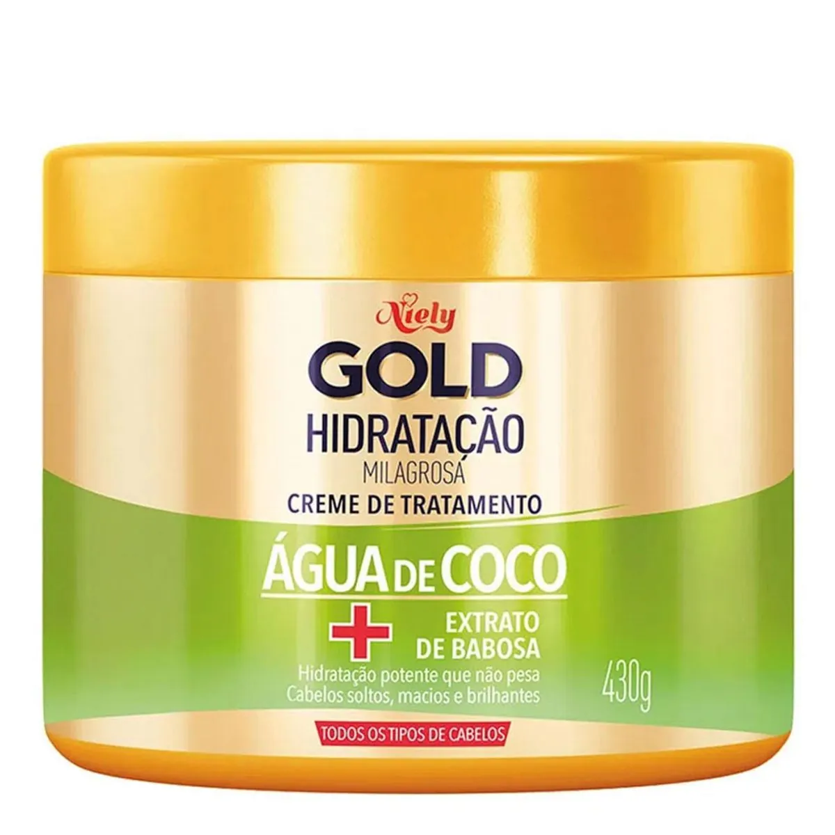 Mascara Niel Gold 430g Agua De Coco