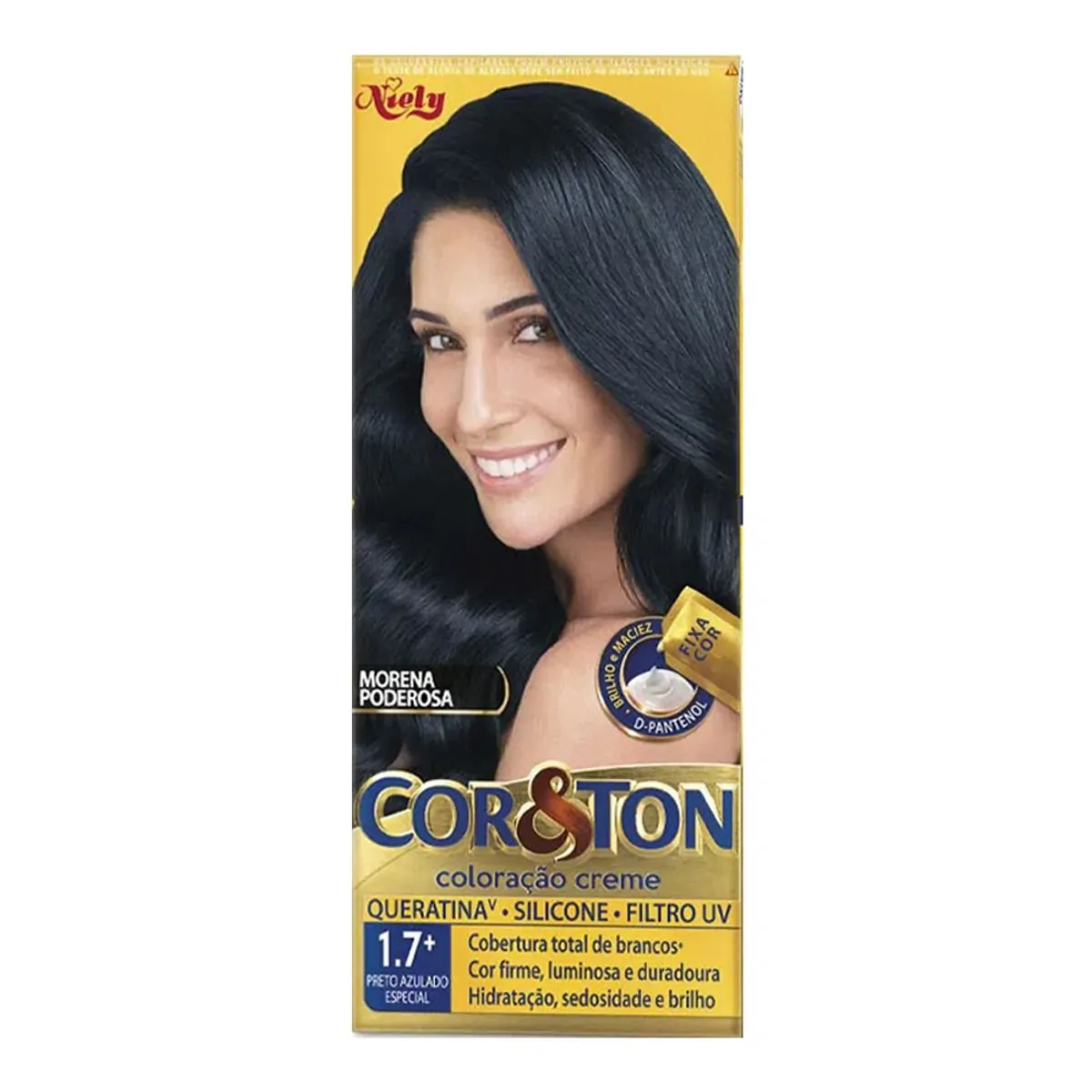 Coloração Mini Kit Cor&Ton 1.7 + Preto Azulado Especial