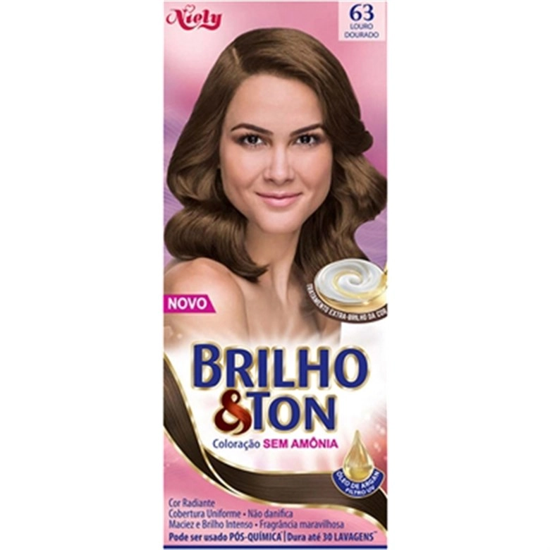 Tintura Permanente Brilho Ton 6.3 Louro Dourado Unit