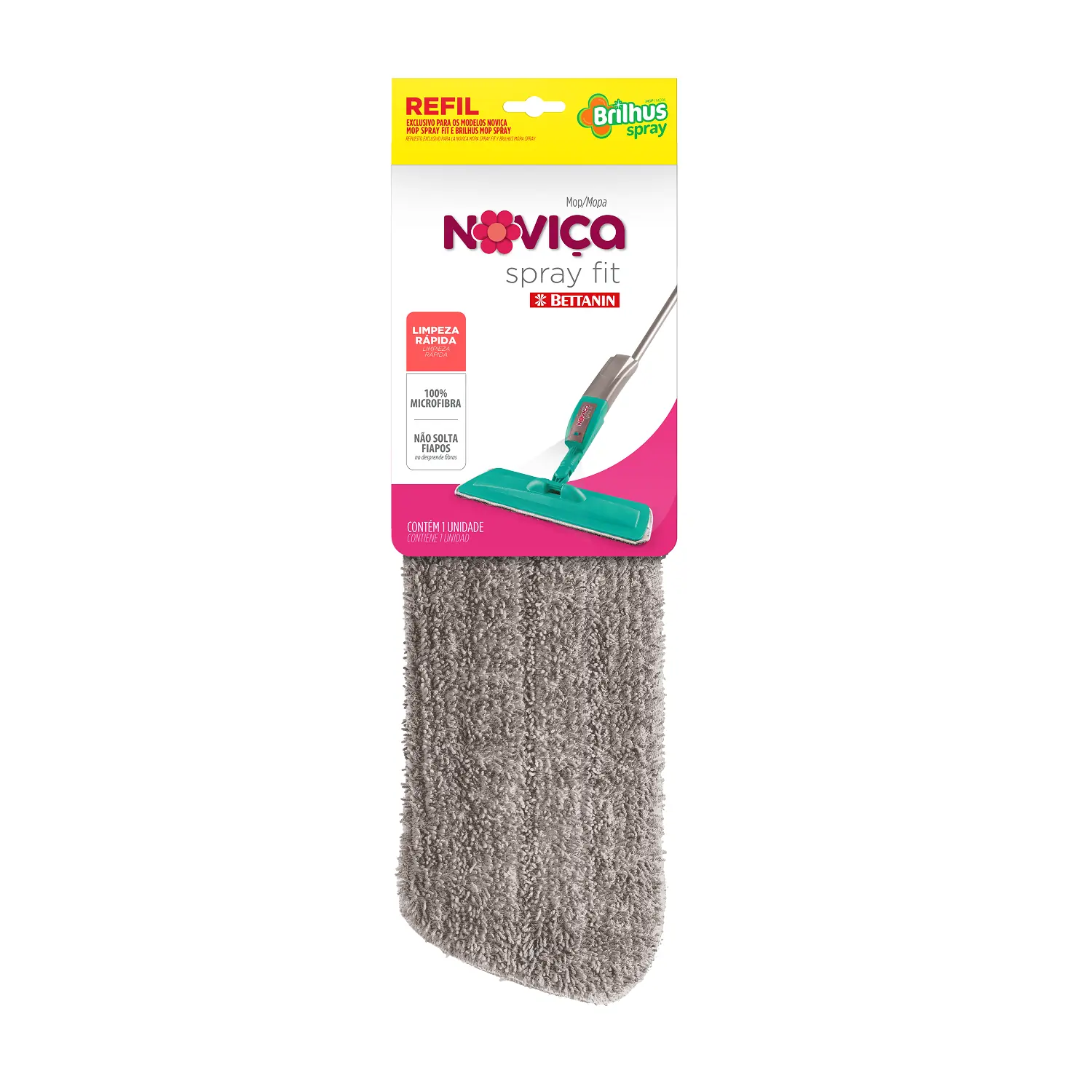 Refil Brilhus Mop Spray Tecido