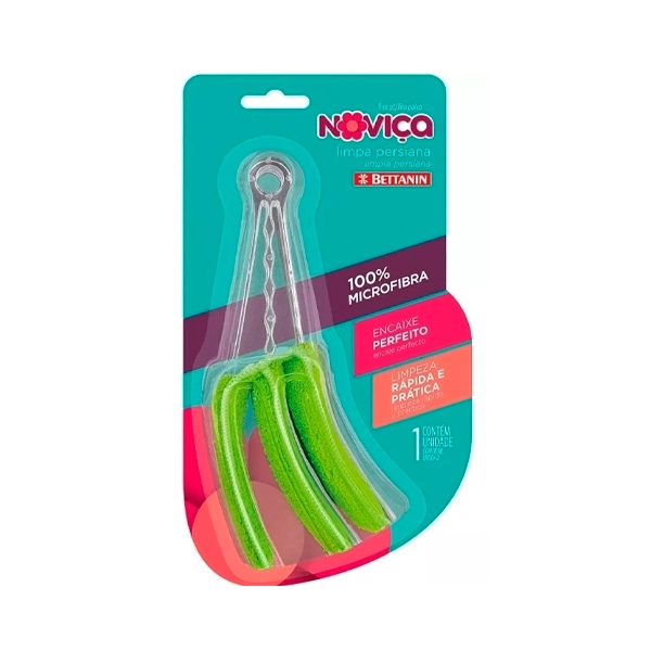 Limpa Persianas de Microfibra Noviça Bettanin Verde