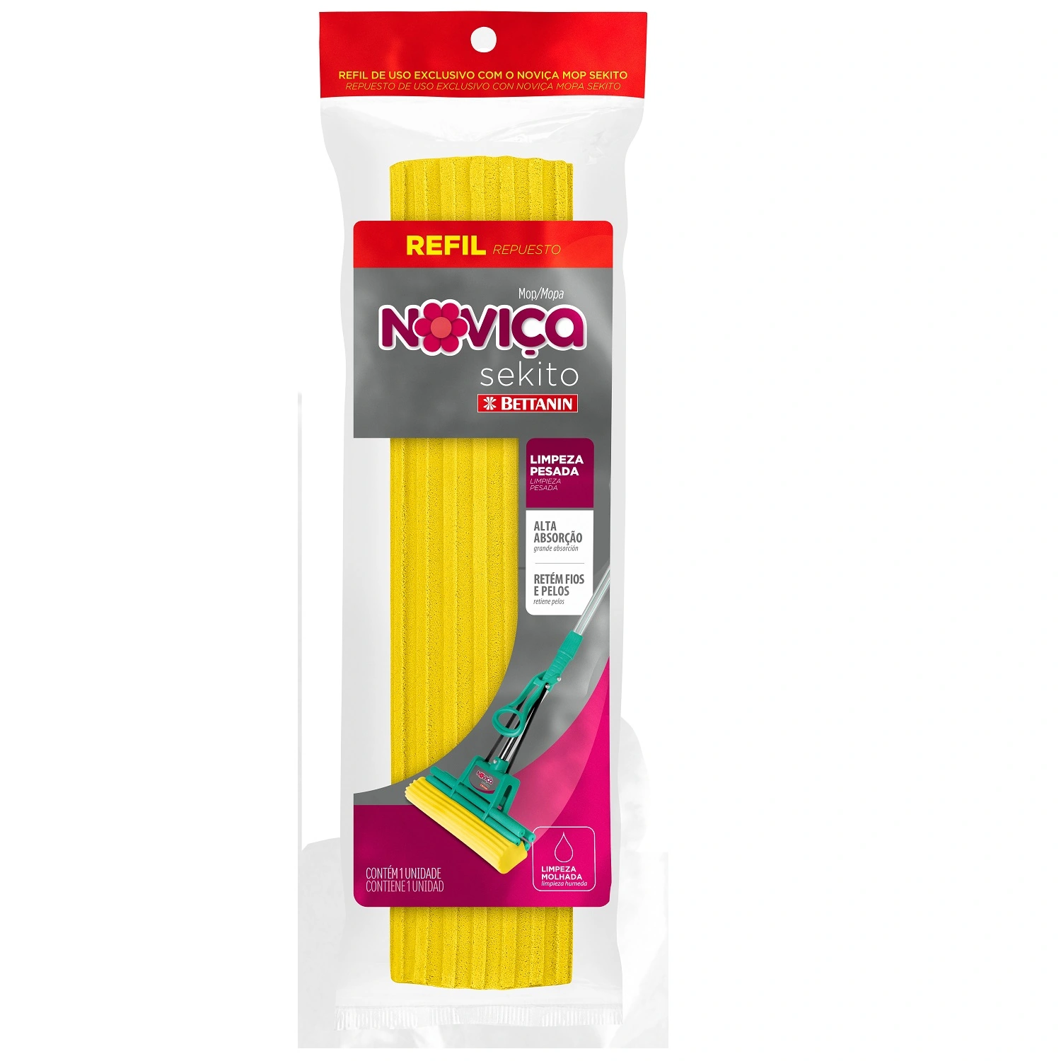 Refil Mop Sekito Zigzag Noviça Bettanin