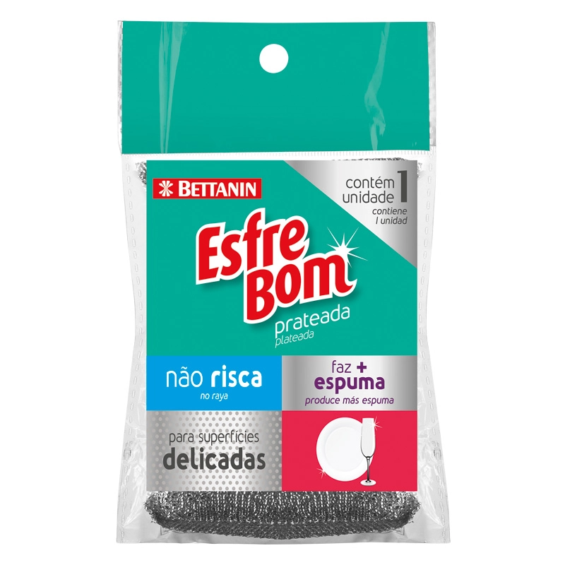 Esponja Esfrebom Prateada