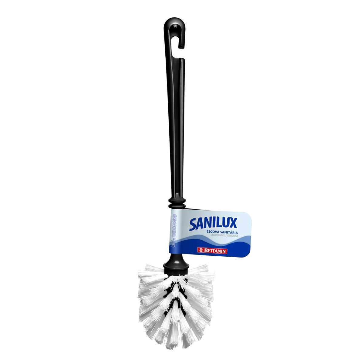 Escova Sanitária Preta Sanilux
