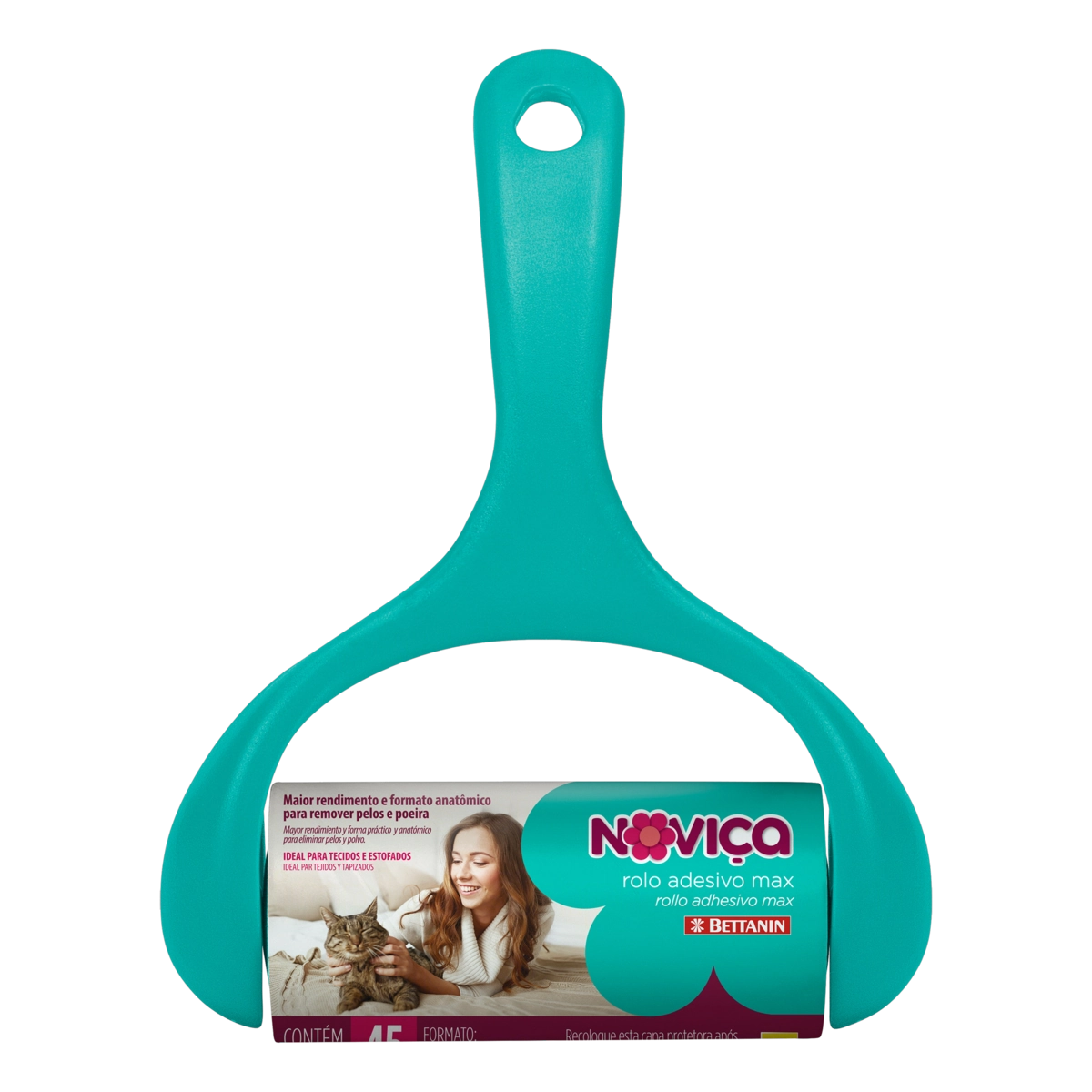 Rolo Adesivo Para Roupa Max Noviça 45mm X 145mm 45 Folhas