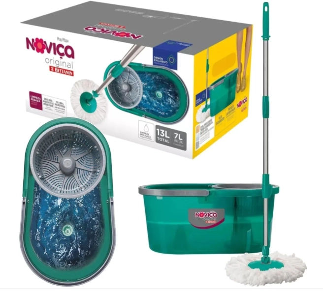 Mop Giratório Original Noviça Bettanin 13 Litros BT1394