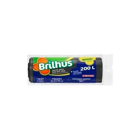 Brilhus Saco P/lixo 200l 1x12 Betta