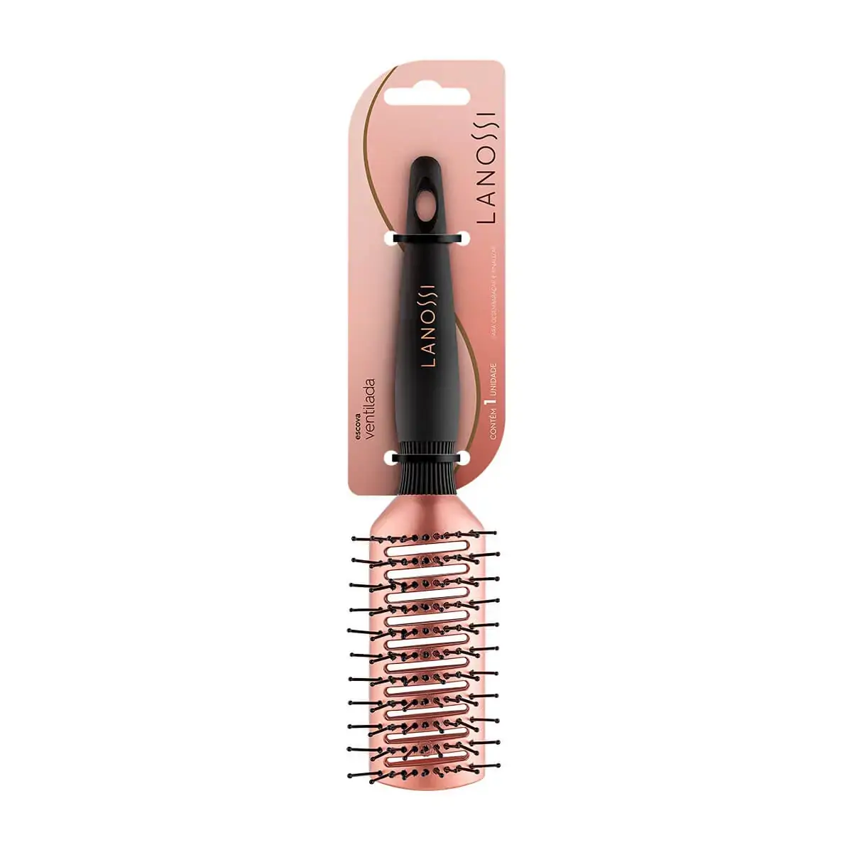 Escova De Cabelo Lanossi Ventilada Bronzer