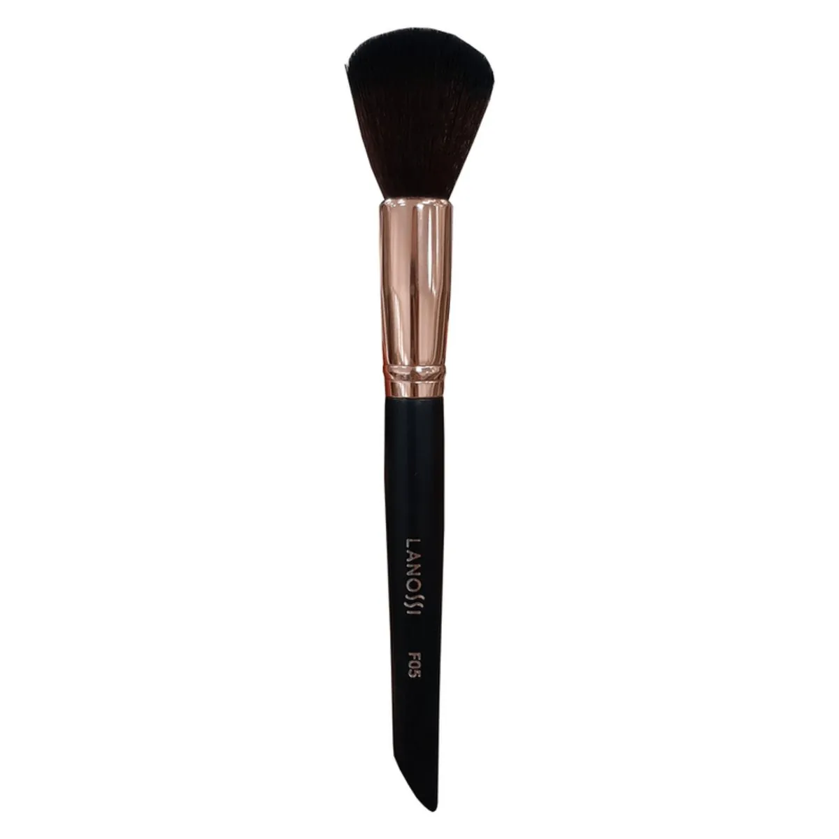 Pincel De Maquiagem Lanossi Para Blush Rose Black F05