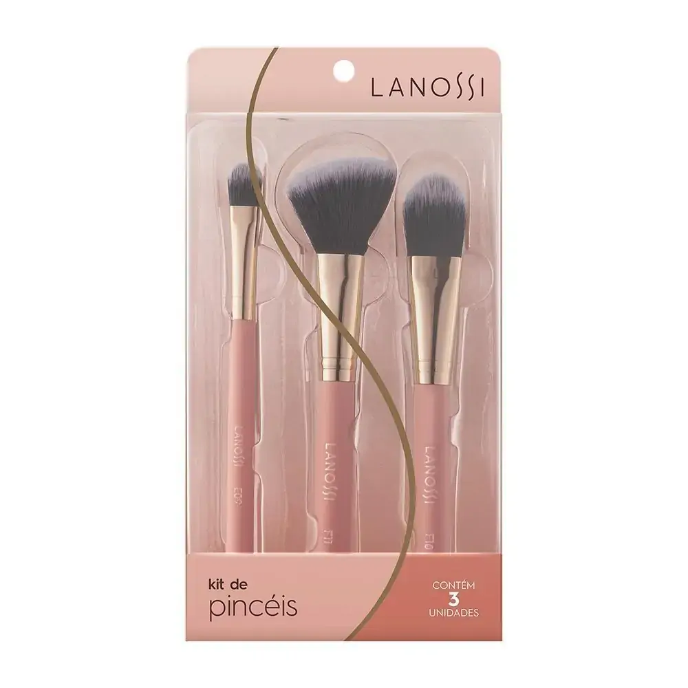 Kit Pinceis Maquiagens Lanoss