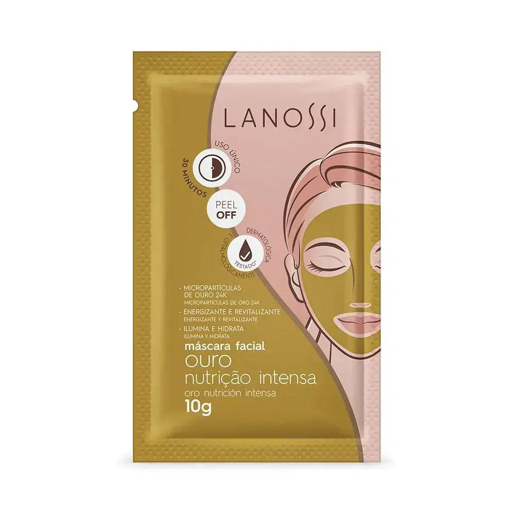Masc Facial Lanossi 10g Gold
