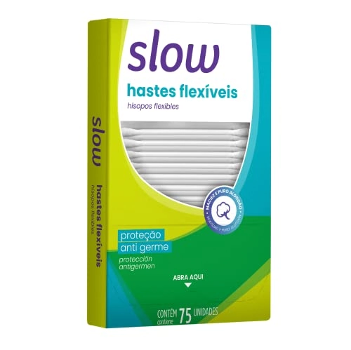 Hastes Flexíveis Slow - 75 unidades
