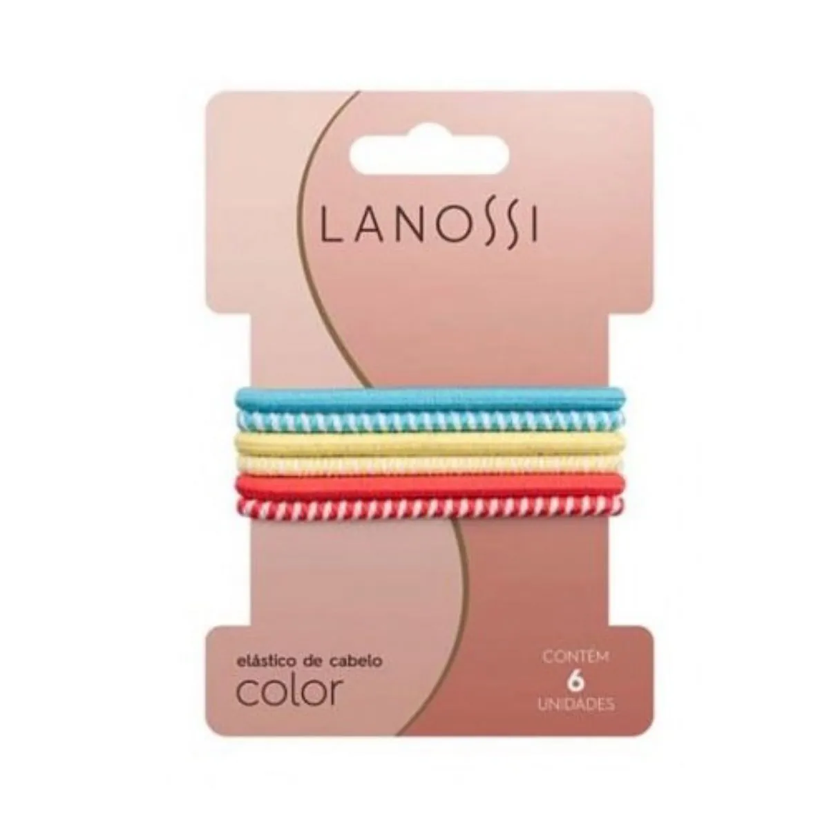 Elastico Cab Lanossi Pink C/6 Ls2524