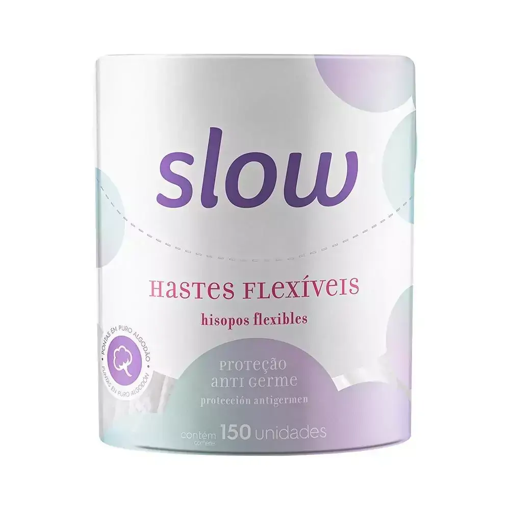 Hastes Flexíveis Slow - Pote com 150 unidades