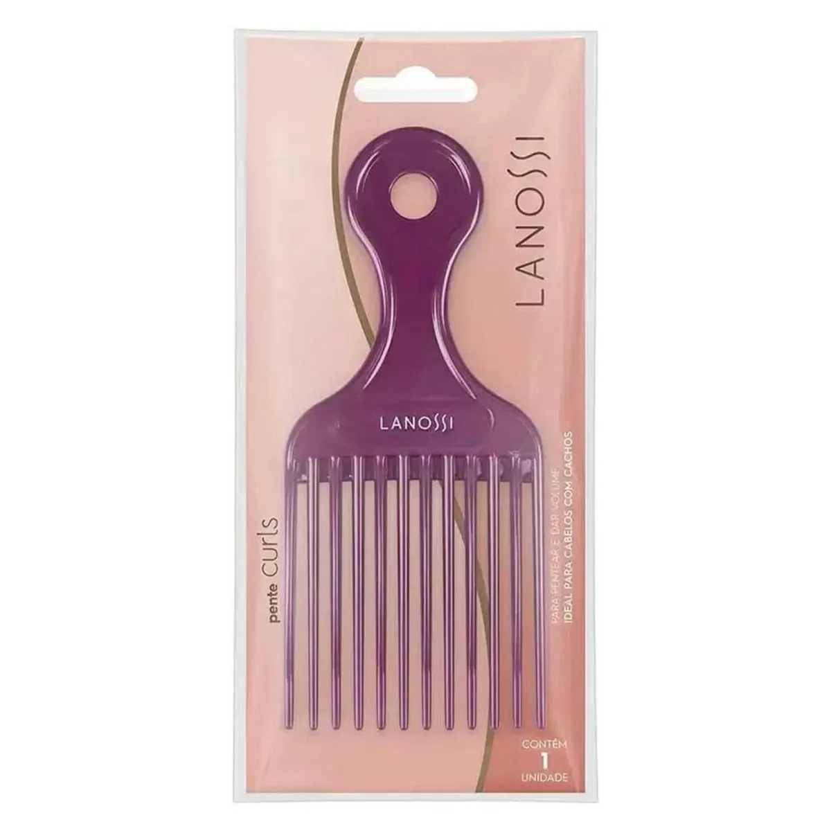 Pente De Cabelo Lanossi Curls