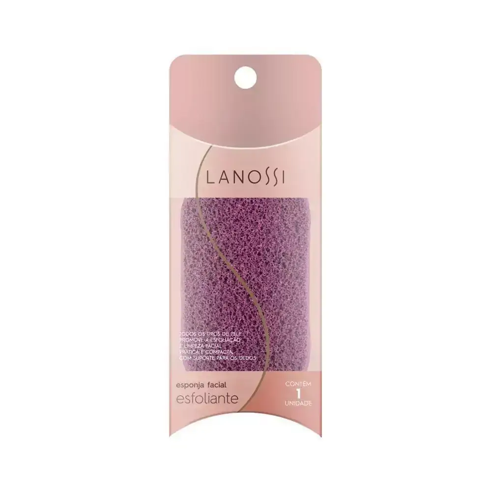 Esponja Lanossi para Limpeza Facial