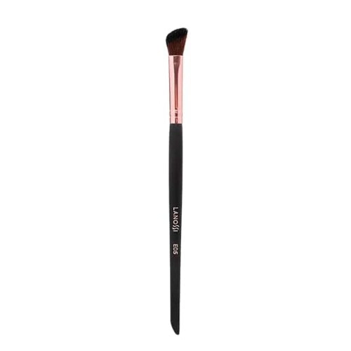 Pincel de Maquiagem Lanossi para Sombra Chanfrado Rose Black E05