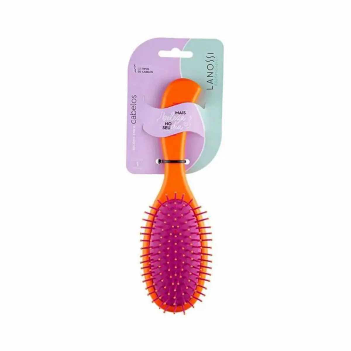 Escova Cab Lanossi Raq Oval Lr Ls0044