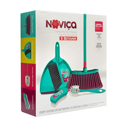 5 Peças para Limpeza Noviça Bettanin Verde