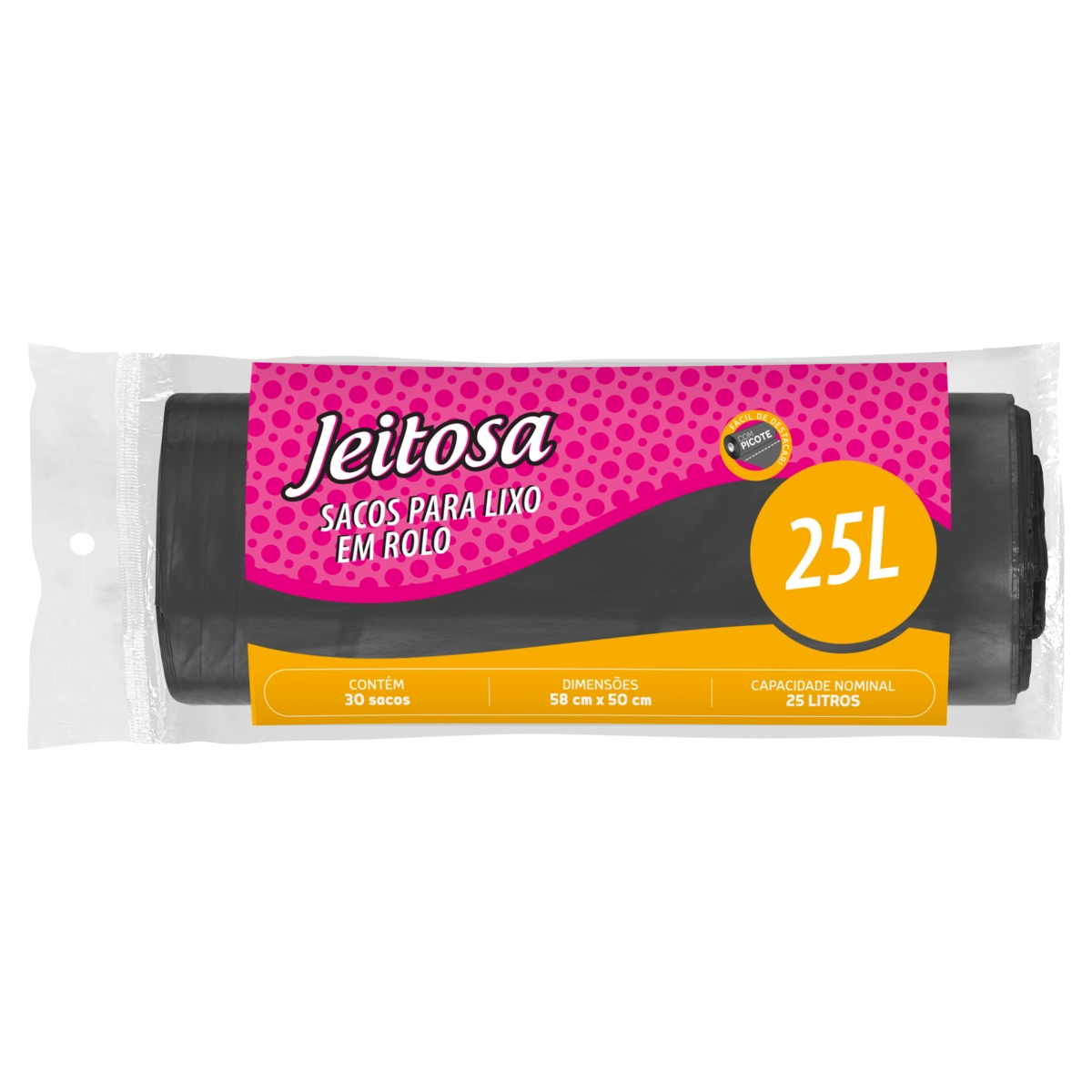 Saco Para Lixo 25l Jeitosa 30 Unidades