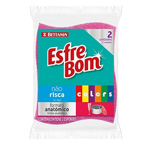 Esponja Bettanin Esfrebom Nao Risca Colors C/2