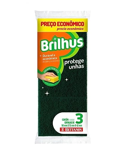 Esponja Protege Unhas Brilhus 3 Unidades