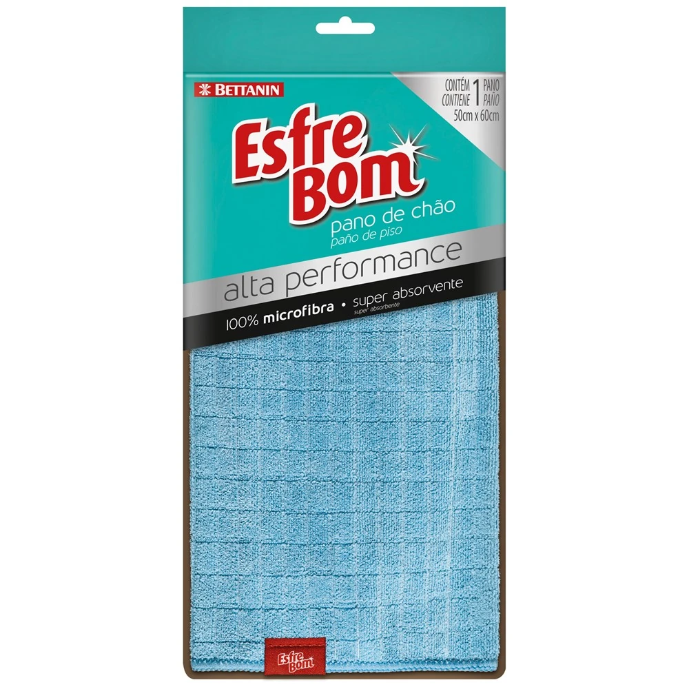 Pano de Chão Alta Performance EsfreBom Microfibra