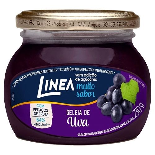 Geleia Uva Linea Vidro 230g
